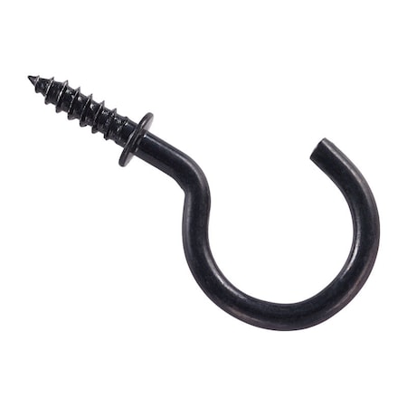 National Hardware National Hardware Black Steel 1 in. L Cup Hook 13 lb 30 pk N119-729